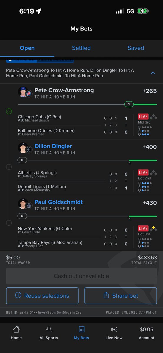 Dreglizz1's tweet photo. @MLBHR 🙏🙏 give me them last two https://t.co/J1YGpkpTnp