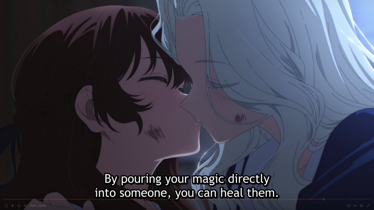 Girltaku_AT's tweet photo. I FINALLY watched I Want to Love You Till Your Dying Day. Truthfully, I'm more interested in the world b/c the characters hadn't made a big impression. I really want this yuri to succeed and be a story with a good balance of complex characters, plot, and world building https://t.co/ItLip8ZJfm