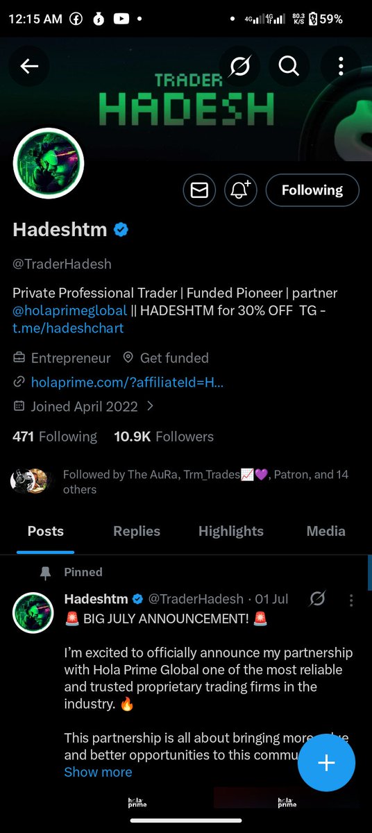 SIMPLY_JHAY's tweet photo. @Techriztm @PsychedeliaAcad @FundedNext @TraderHadesh All done.✅ https://t.co/Vxv1jYDNS4