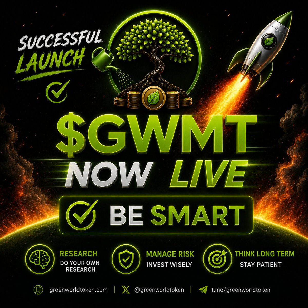 OgodoStanley's tweet photo. Congratulations to @GreenWorld0001

For a successful launch 

Rush now and load your bag as you are still very early

0x10BdFC79c1EAf173325D75a291e563dc18d0ba8b

@BNBCHAIN @binance @cz_binance https://t.co/HYkXvgICnY