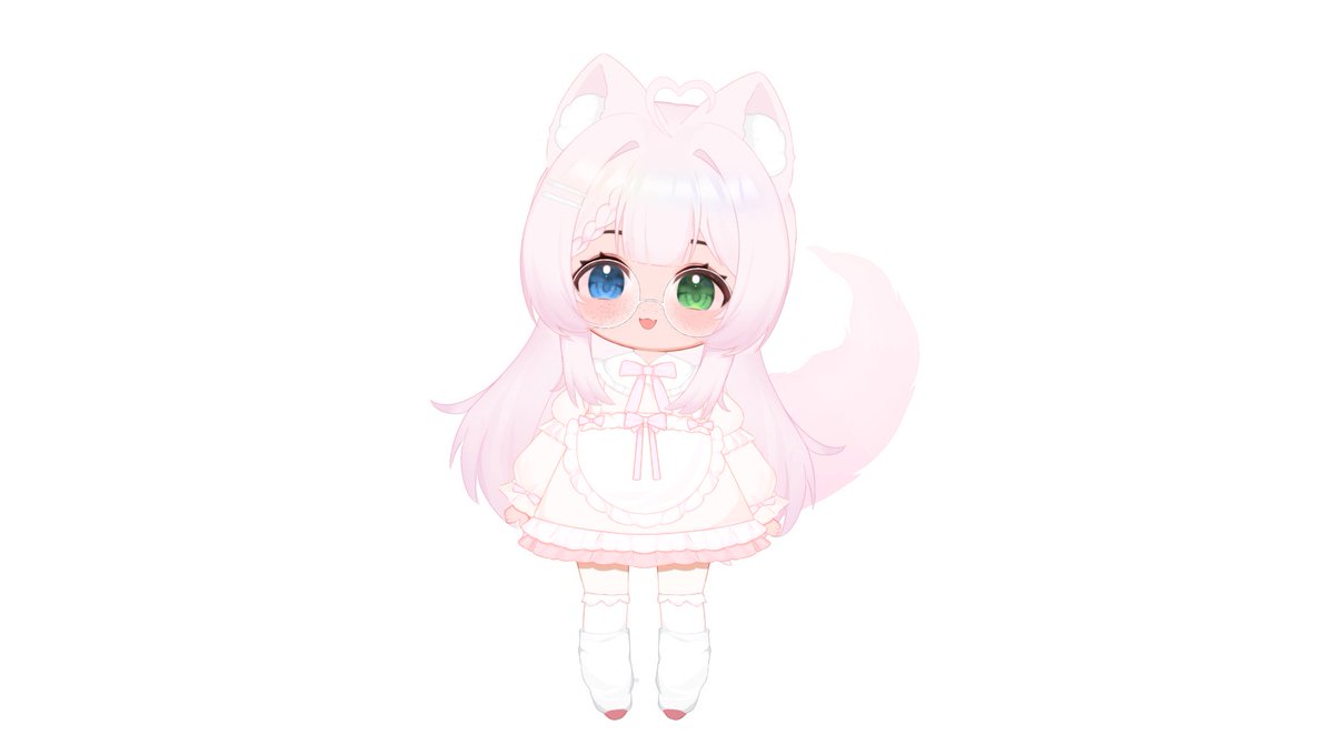 kouhai_kat's tweet photo. @its_dooubii HAI HAI HAIIIII IM A CHIBI VTUBER :3  waah~ 👉👈💕 https://t.co/FV15DwcDyd