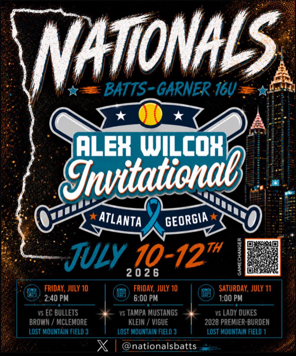BhaileiW29's tweet photo. Ready to compete starting this Friday at the Alex Wilcox Invitational! 🥎💪🏾I've been putting in the work and can't wait to get back on the dirt and compete against great talent.
I’d love for any college coaches attending to come check us out. 🎥🔥
#AlexWilcoxInvitational #SoftballRecruit #StudentAthlete #ClassOf2028 #Softball
@T_Batts3 @tt_elizabeth03 @NationalsBatts