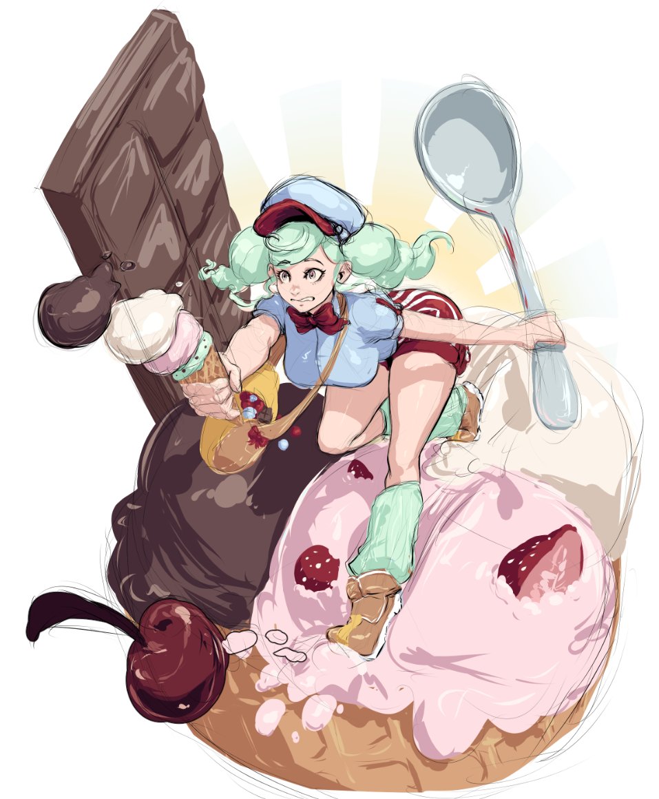 Tasytot's tweet photo. I request that no one ever let me draw ice cream again. My hand was hurting by the time I was done with the first two scoops. https://t.co/R9F61n1UlP