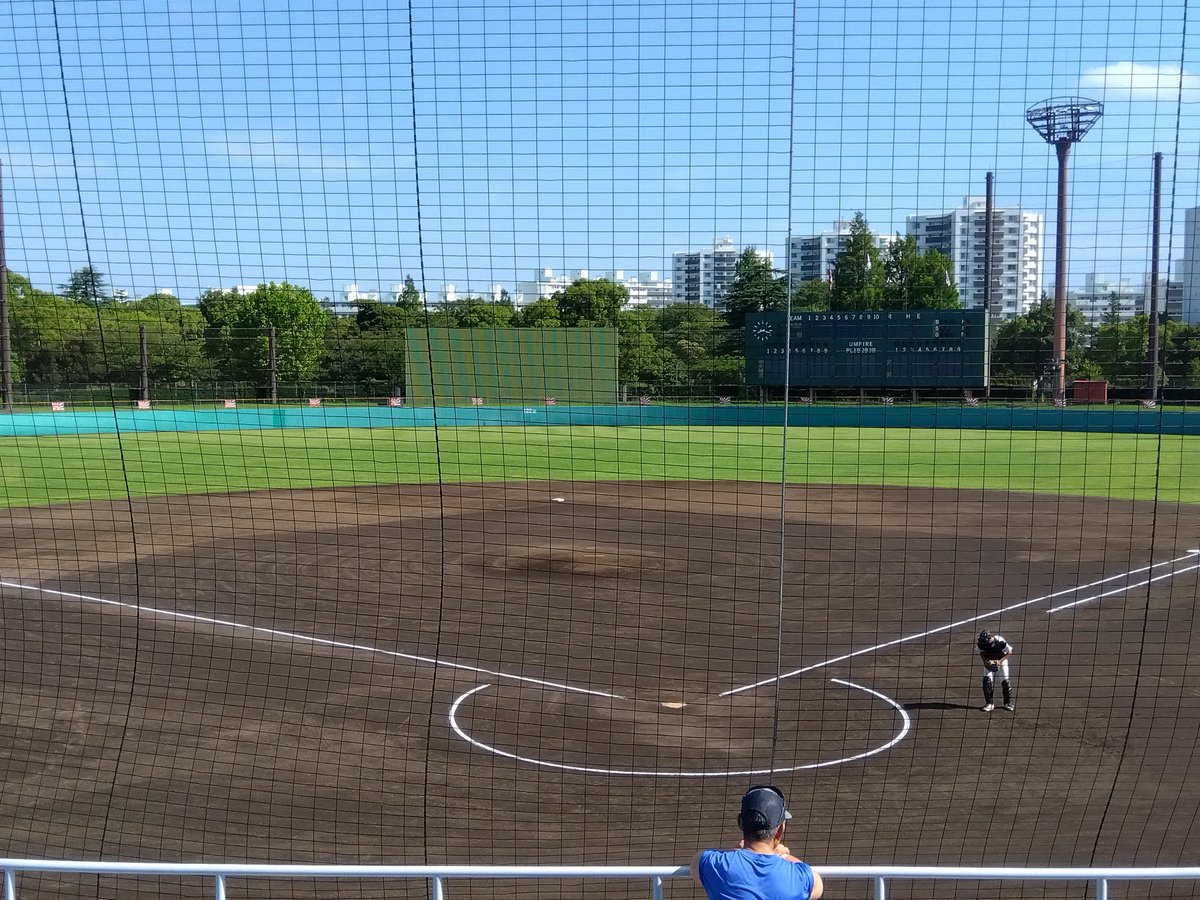 yhoshi0105's tweet photo. 今日はここ🏟️
神奈川大会、今年初観戦⚾️
らいと、ひびき、頑張れ！✊ https://t.co/aknMkpvqyX