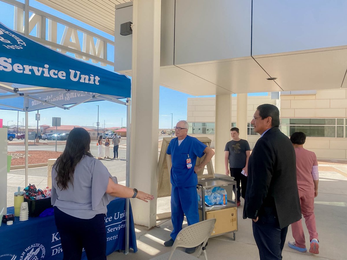NezForAZ's tweet photo. Today, I visited the Kayenta Rural Alternative Health Center to celebrate its 10th anniversary.  While I served as President of the Navajo Nation, I advocated for the needs of rural health care facilities. I will continue to support accessible, quality healthcare in rural AZ! https://t.co/btHO90cxVH