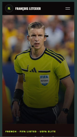 Digitintrovert's tweet photo. Less than 24 hours after the Argentina vs. Egypt match, someone registered a domain for François Letexier, the Jewish French referee, built a website, and opened a comment section to catalog complaints about his biased refereeing. https://t.co/HtW84Cv58G