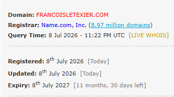 Digitintrovert's tweet photo. Less than 24 hours after the Argentina vs. Egypt match, someone registered a domain for François Letexier, the Jewish French referee, built a website, and opened a comment section to catalog complaints about his biased refereeing. https://t.co/HtW84Cv58G