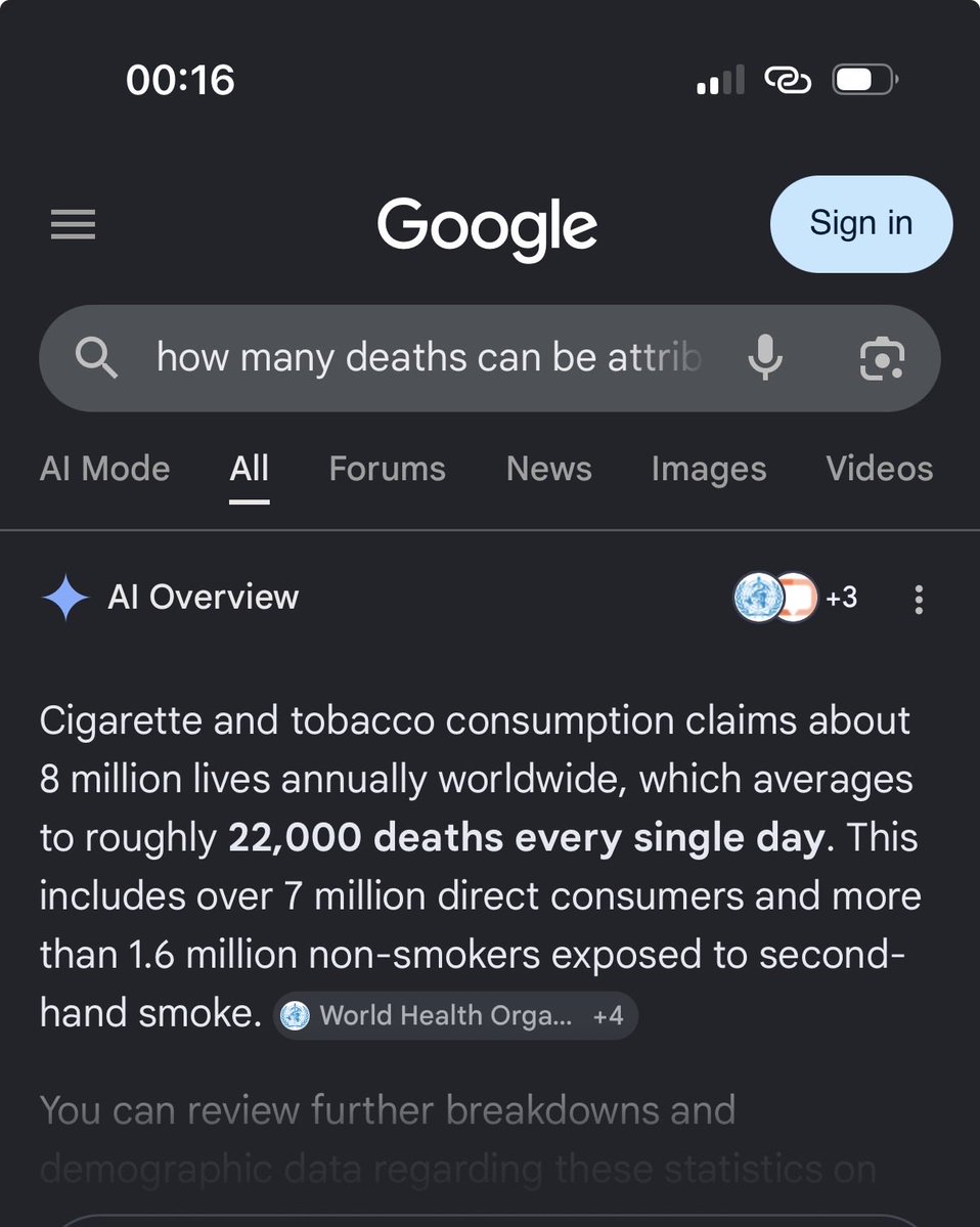 d_lyri6th's tweet photo. I have always thought about this. 
Same for Sugar, Cigarette, Alcohol. Refer to the images below and see which one’s consider illegal. Not promoting smoking of weed btw.

Sugar 500 deaths daily 
Alcohol, 7k+ death daily.

Makes you wonder if they really care us. https://t.co/fNYmkDR5Rf