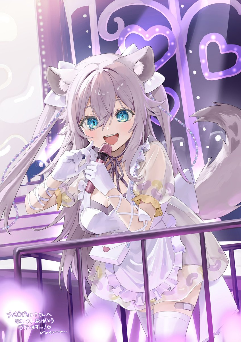 Otsubu0's tweet photo. おはぐみ〜🤍🫘
きょうの夜はメン限ー！
 #おはようVTuber https://t.co/zxw500HeQV