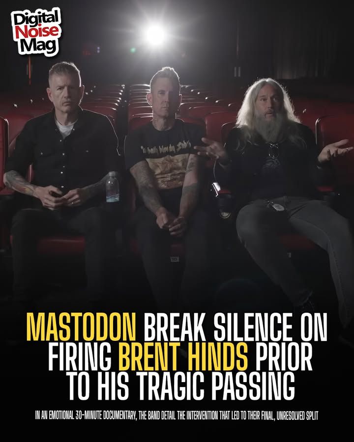 DigitalNoiseMag's tweet photo. Mastodon have released a raw, deeply personal 30-minute mini-documentary titled The Mastodon in the Room, addressing the painful intersection of parting ways with co-founder Brent Hinds and his subsequent tragic death. The progres...
Read more: https://t.co/BS9aMawyS6 https://t.co/UiHWf1hUjd