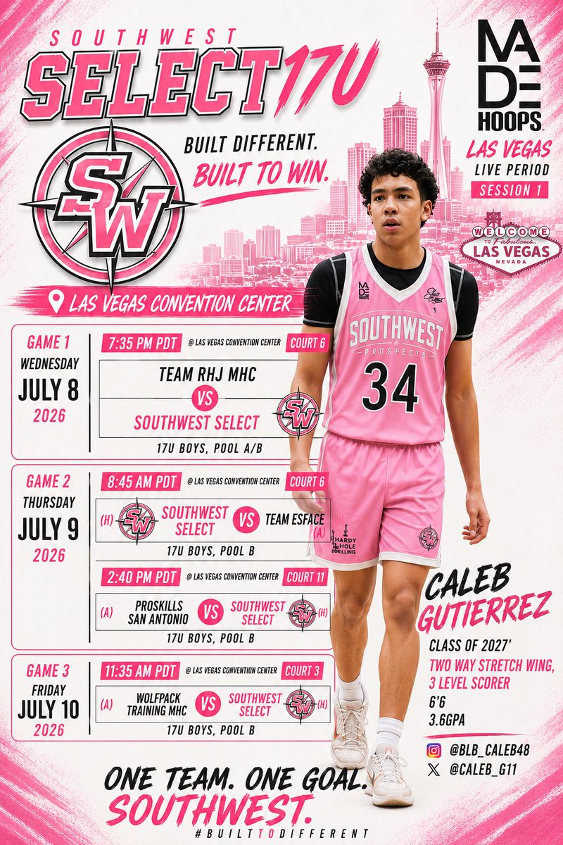 SunCityShade's tweet photo. 6’6 Caleb Gutierrez (@Caleb_G11) MADEHOOPS Highlights | Stretch Wing, 3 Level Scorer | 3.6gpa, Southwest Select 17u | Class of 2027’ | #LasVegasLive #Session1 #Madehoops #uncommitted 

@Fchavezeptimes @CoachAvalosEHS @EPSports915 @915Preps_FB @SamGuzmanTV @UtepZay @UTEPMBB @raj_manjrekar @TheLakeBoysBB @madehoops @madehoopsmhc @klewisscouting @nmsu @Uorangemen2 @CochiseCollege