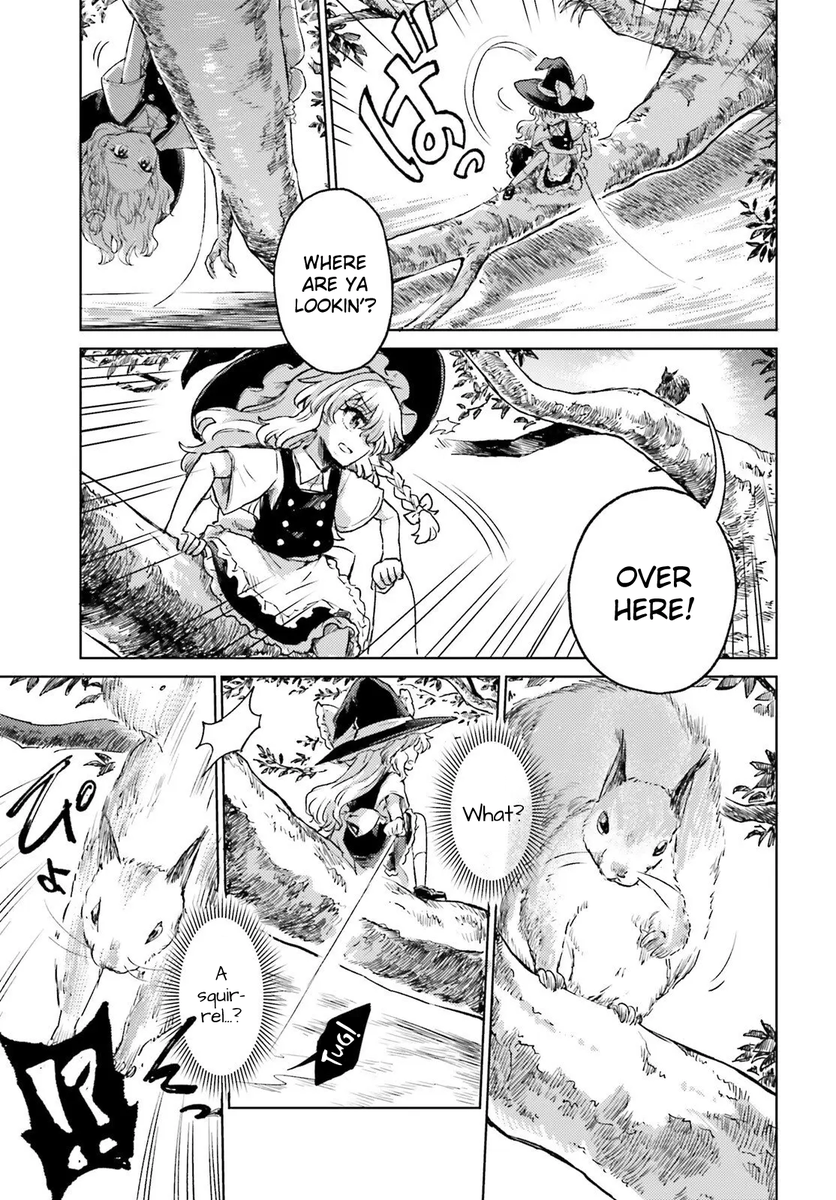 MadameKomakusa's tweet photo. Reason to read Lotus Eaters:

Marisa and Mamizou, masters of physical comedy. https://t.co/n8b65HEfGV