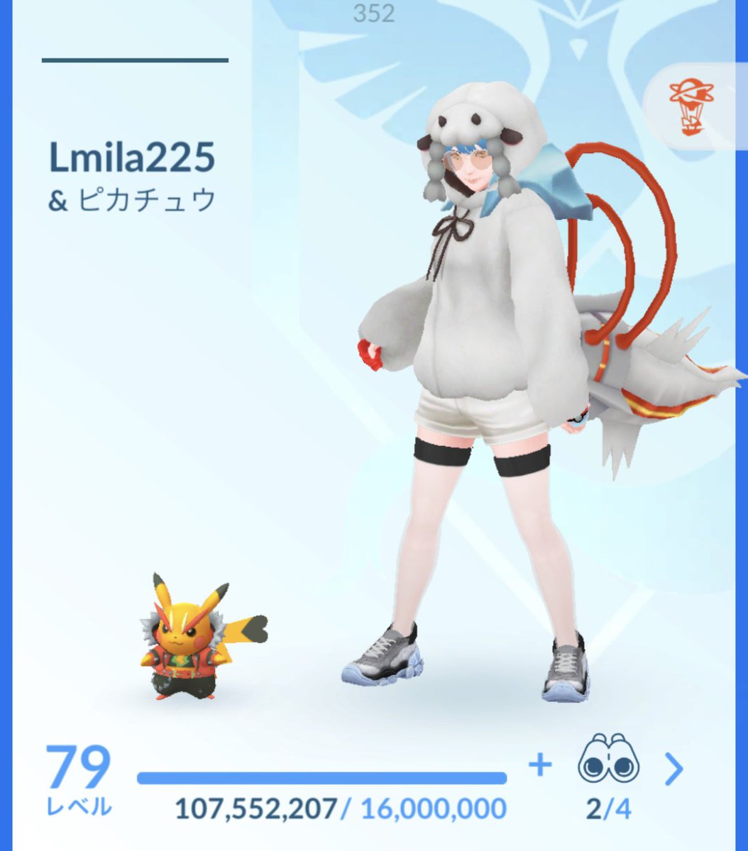 lmila225's tweet photo. 今回の前哨戦イベの背景全く惹かれず、レイド全て色違い持ってる&amp;育成済みでやる事がない､､､
土日も実質メガミュウツーレイドデイになりそう

夏なのでずっと着てたウールー脱いでアバター薄着にしてみた、結構こだわった。
#ポケモンGO https://t.co/MvqKzCTrai