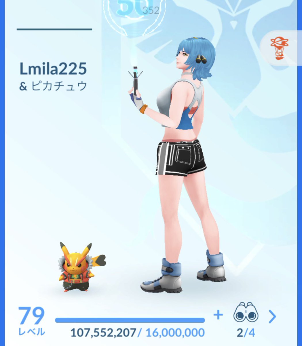 lmila225's tweet photo. 今回の前哨戦イベの背景全く惹かれず、レイド全て色違い持ってる&amp;育成済みでやる事がない､､､
土日も実質メガミュウツーレイドデイになりそう

夏なのでずっと着てたウールー脱いでアバター薄着にしてみた、結構こだわった。
#ポケモンGO https://t.co/MvqKzCTrai