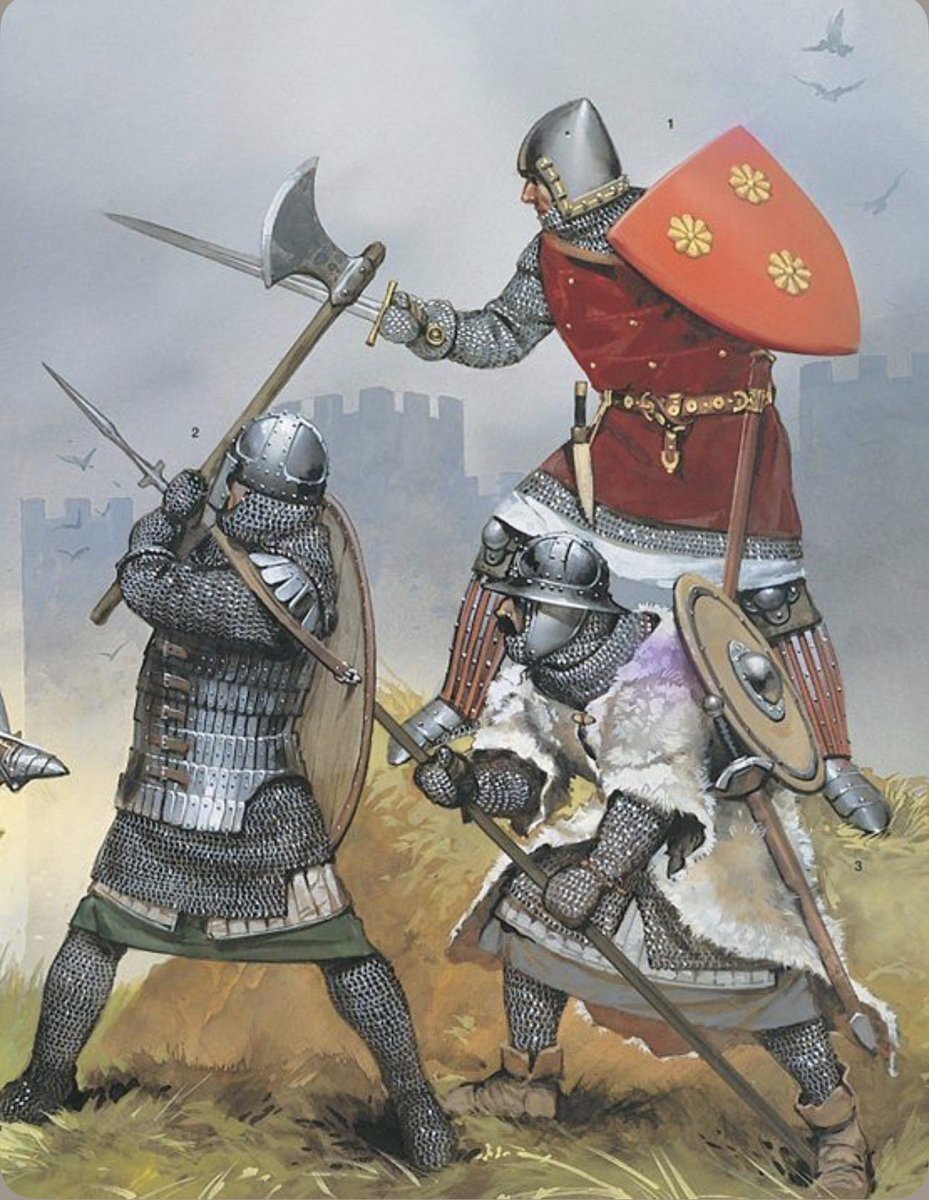 Argonaut1535's tweet photo. Historically accurate illustrations of the Last stand of Gotland militia at Visby in 1361- https://t.co/C4fD7Y7rPv