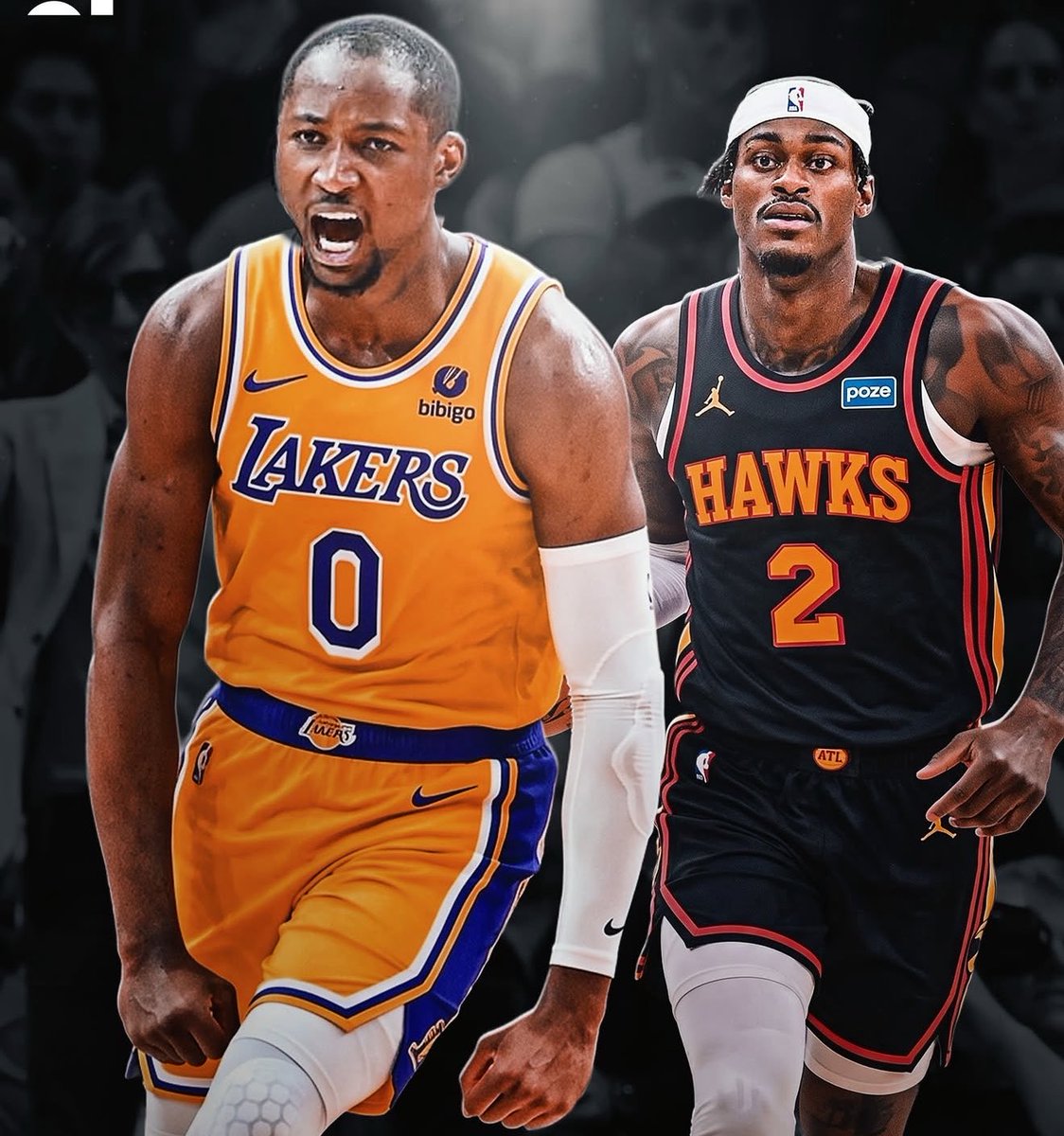 brasilcoast2's tweet photo. ⚠️ MERCADO DA NBA!

O Atlanta Hawks está disposto a facilitar uma troca de Jonathan Kuminga para o Lakers via sign-and-trade.

Jarred Vanderbilt seria envolvido na negociação. 

🗞️- @khobi_price https://t.co/ejDeRoZwJz