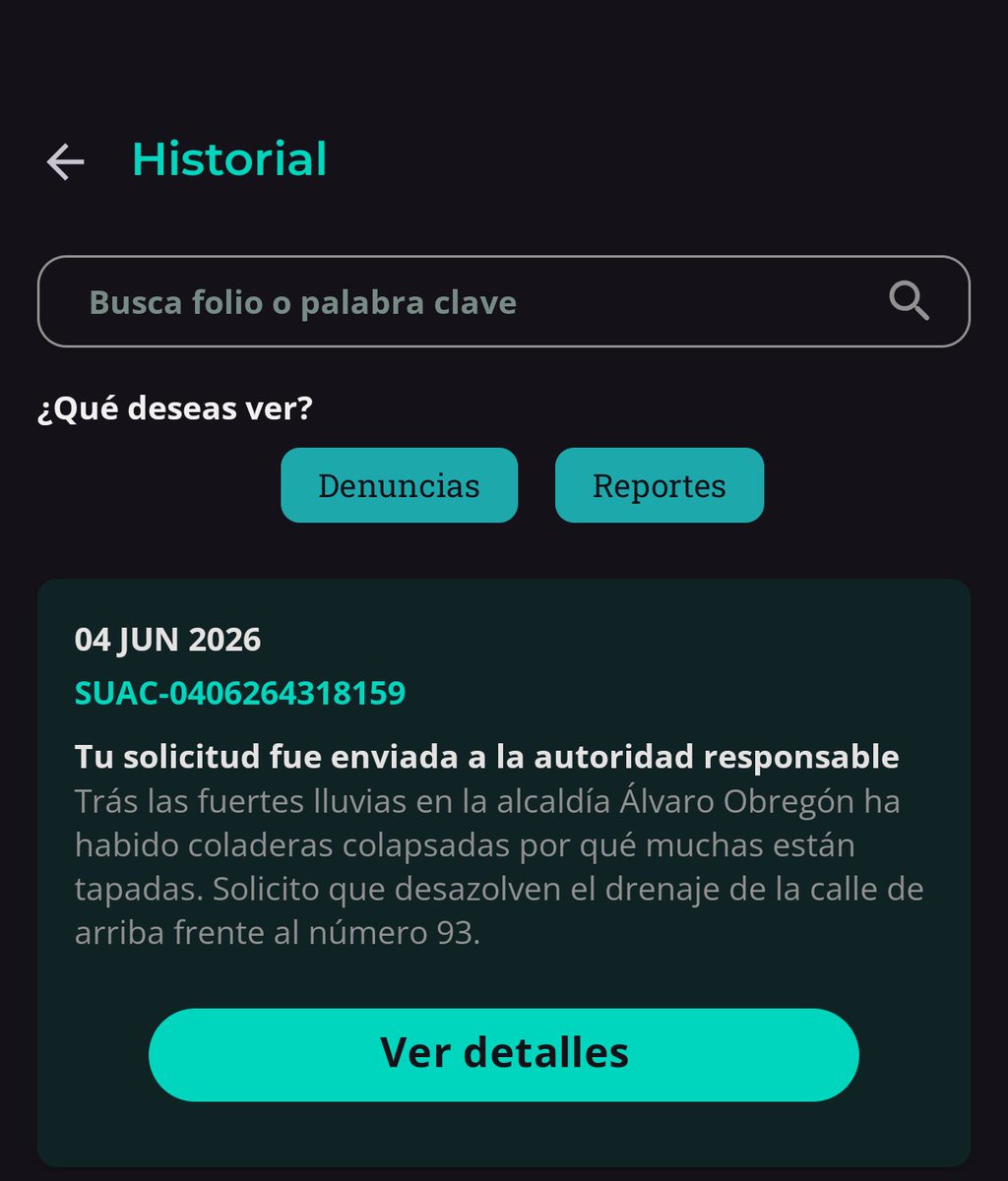 OBEYMYMIND's tweet photo. @SacmexC @AlcaldiaAO @LopezCasarinJ
Desde el pasado 5 de junio envié un reporte por medio de la app de la CDMX para solicitar el desazolve de la coladera en la calle Acueducto Leones frente al #93 col. Acueducto, cp 01120 y no han venido. Espero su respuesta. Gracias. https://t.co/5UfLyKfshv
