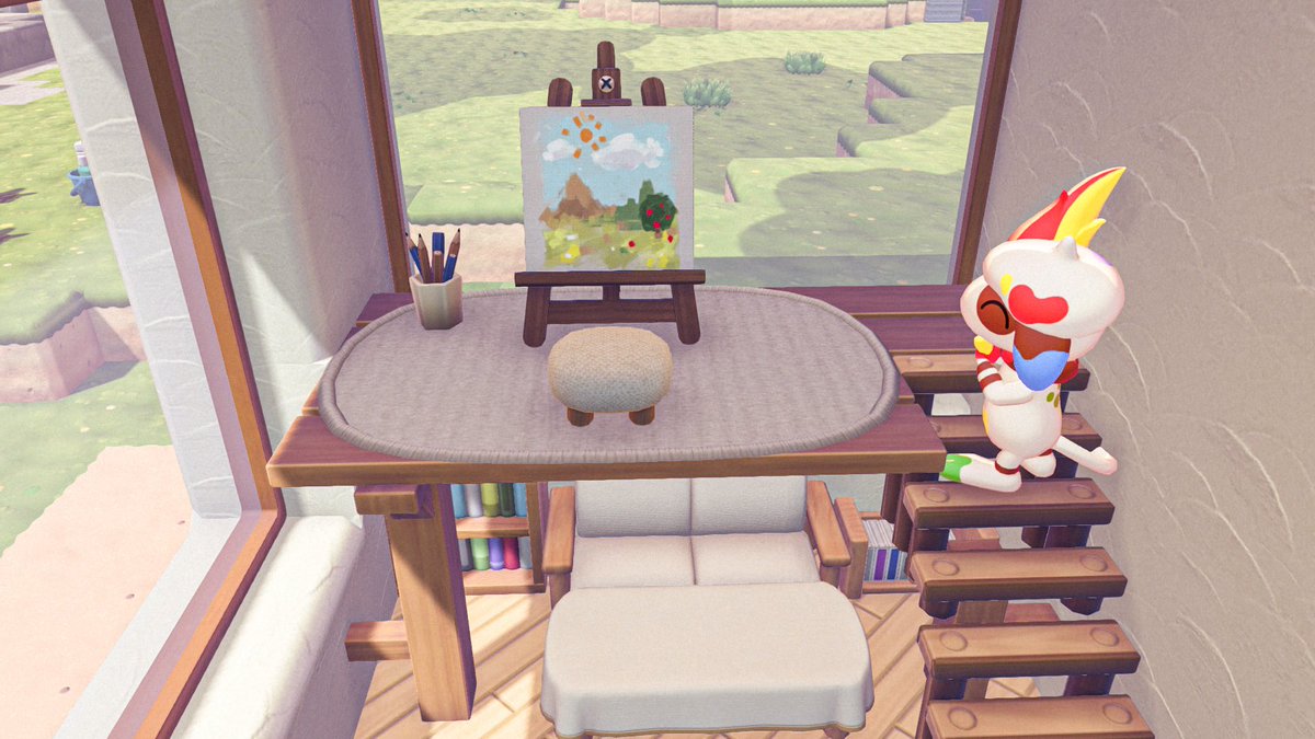 aninhasmarias's tweet photo. casinha moderna/ateliê pro smeargle em pokopia 🎨 https://t.co/HjYCtVBI2P