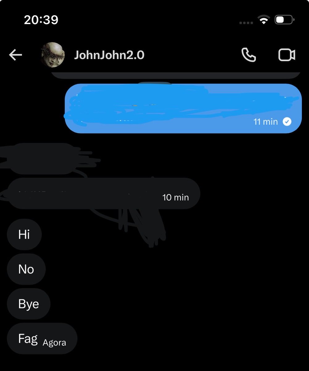 jaimesleftball's tweet photo. everyone cancel john he’s mean and called me a fag 😡😡😡 #fuckjohn https://t.co/vDPlsFm2h9