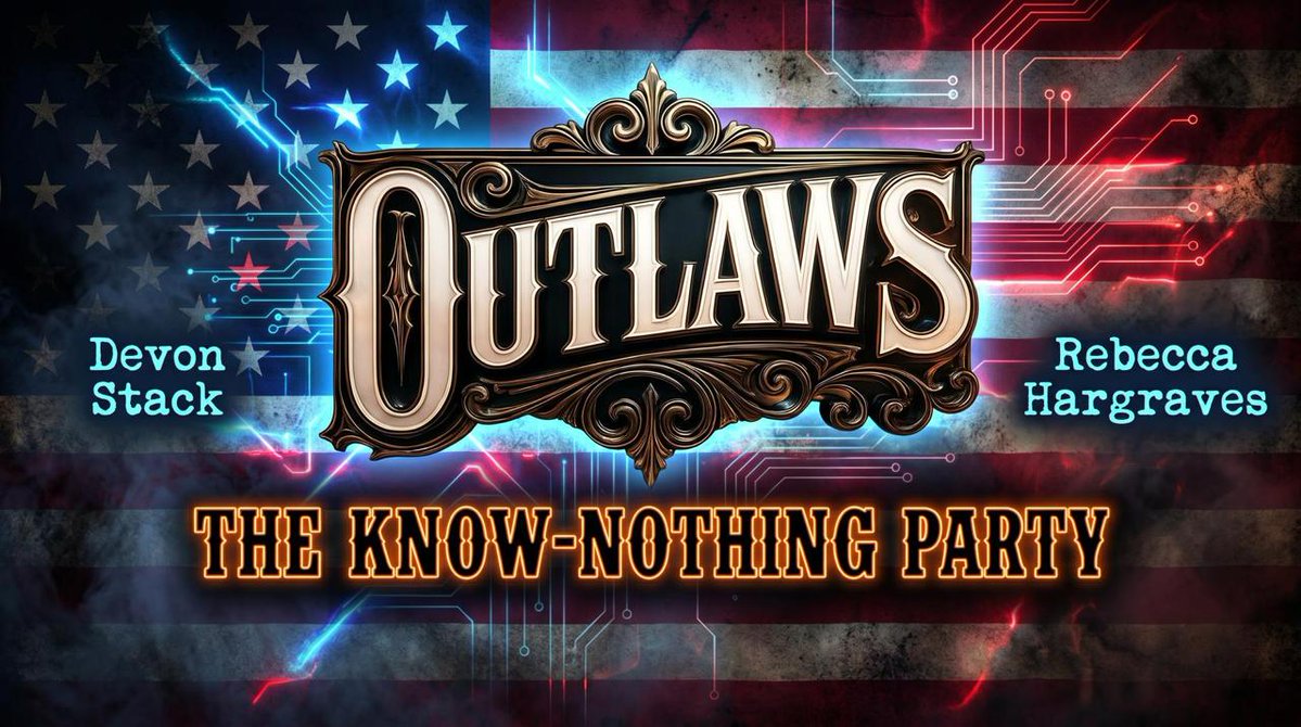 Black_Pilled's tweet photo. 🚨LIVE NOW🚨
Outlaws: The Know Nothing Party
The secret society that grew into a party for Americans, and then...  Link 👇 https://t.co/auz2Wgw94y