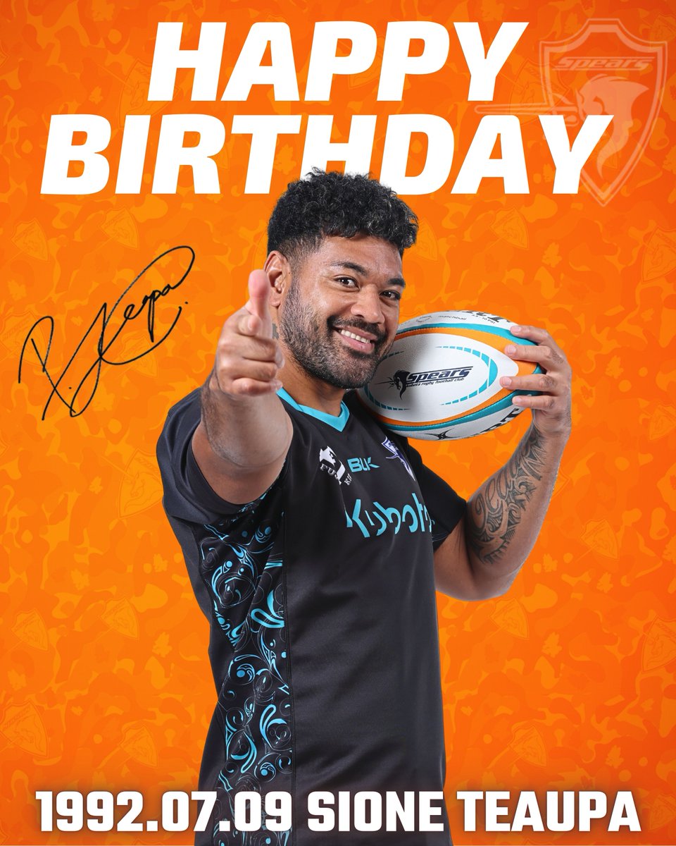 本日7月9日は #テアウパシオネ 選手の34歳の誕生日です🎉 コメント欄で