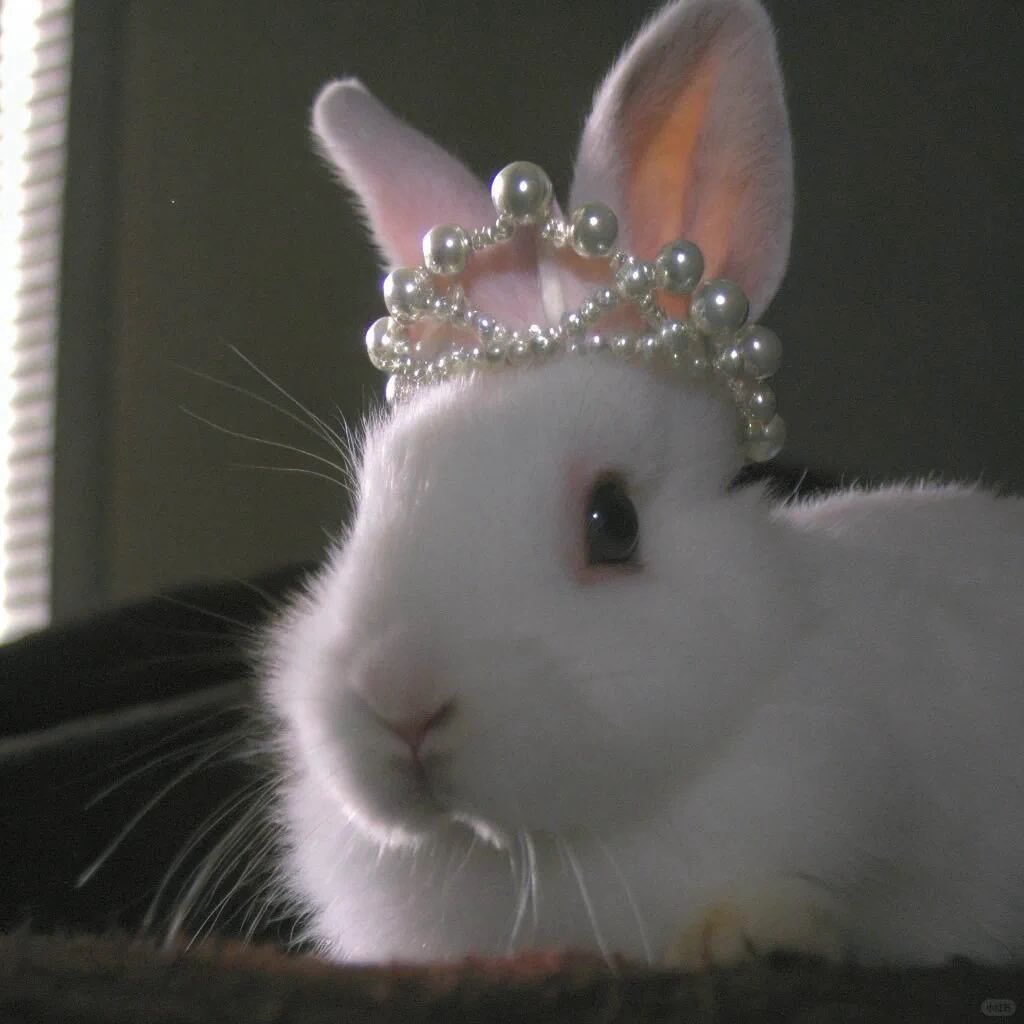 sakurafraise's tweet photo. saw a post that inspired me to look up bunnies in tiaras and dare i say.. me omg https://t.co/DEX4VCuy2n