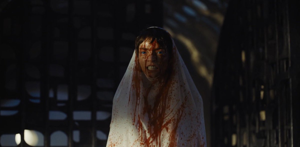 chlametfilm's tweet photo. saint alia of the knife. regent of the atreides empire. abomination. the strange one. womb of heaven. the female death-spirit who walks without feet https://t.co/VgO9hSIxBm