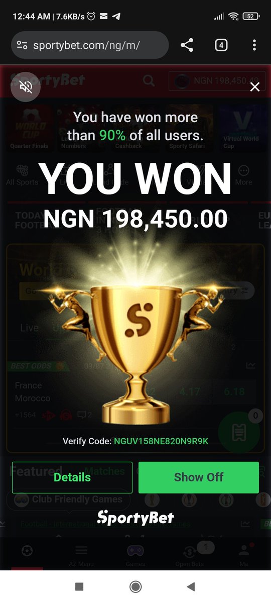 mrdanjumatips's tweet photo. NGUV158NE820N9R9K

Done ✅👍👍 https://t.co/T58ceMfbXC