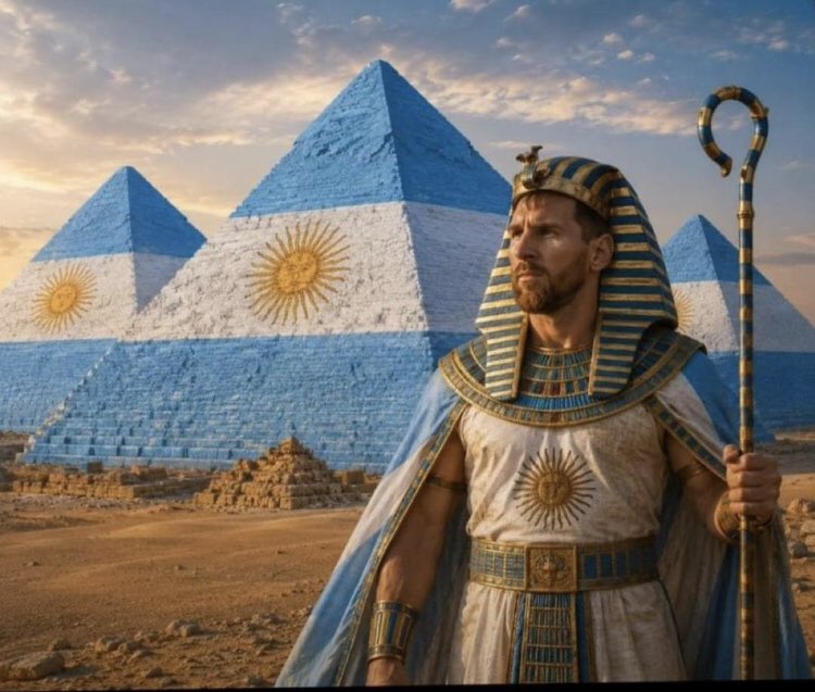 Johnbully301's tweet photo. @FIFAWorldCup Have you seen this?🙂🐐❤️👑🇦🇷 https://t.co/J6aPWiJs18