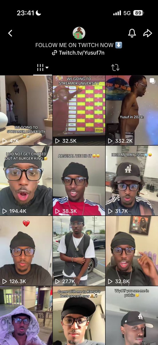 Mason9vvi's tweet photo. Yusuf was grinding millions of views and got like 80% of his fanbase through clips, then suddenly stopped and he wondering why he been at the same viewer count for 2 years😂😂 https://t.co/1S87CTXi3y