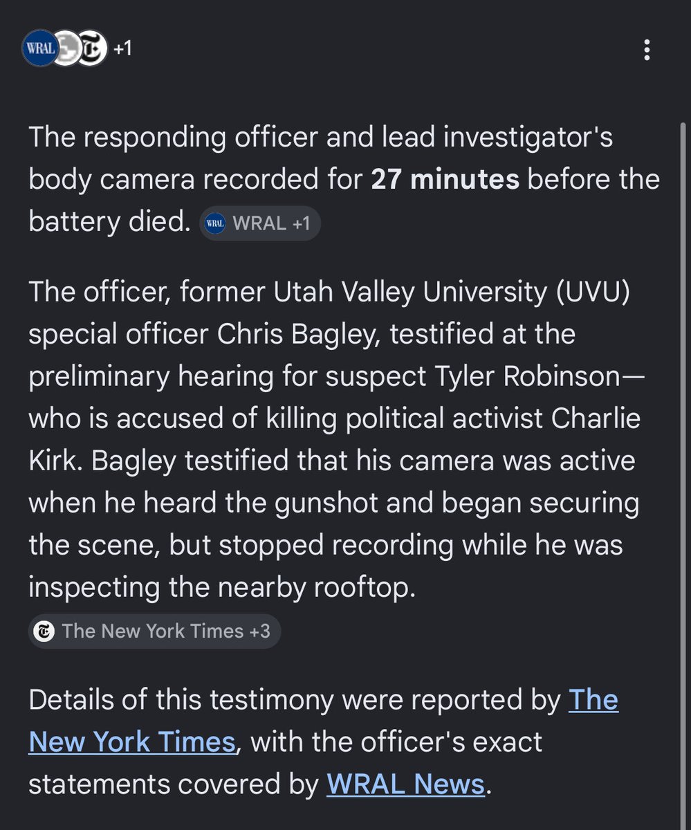 againsttherest_'s tweet photo. @ChrisGoodwin79 @Tut21125150 @BenSwann_ Incorrect, his body cam battery died 27 minutes into it being on and recording, while he was investigating the roof post-shooting. https://t.co/Zj8OzMbHV2