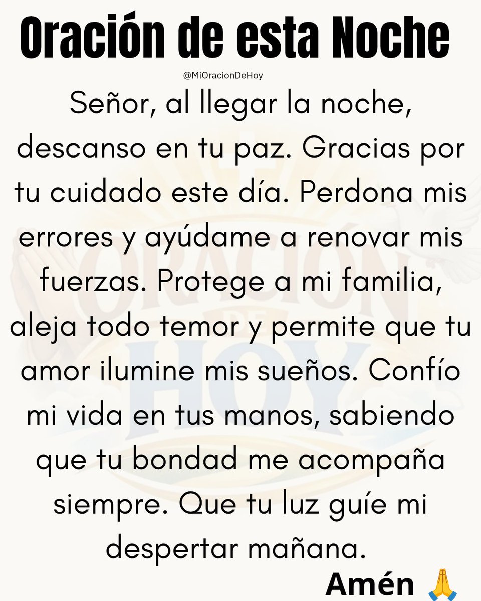 mioraciondehoy's tweet photo. Feliz Noche ❤️🙏 https://t.co/x1OG7M5hH5