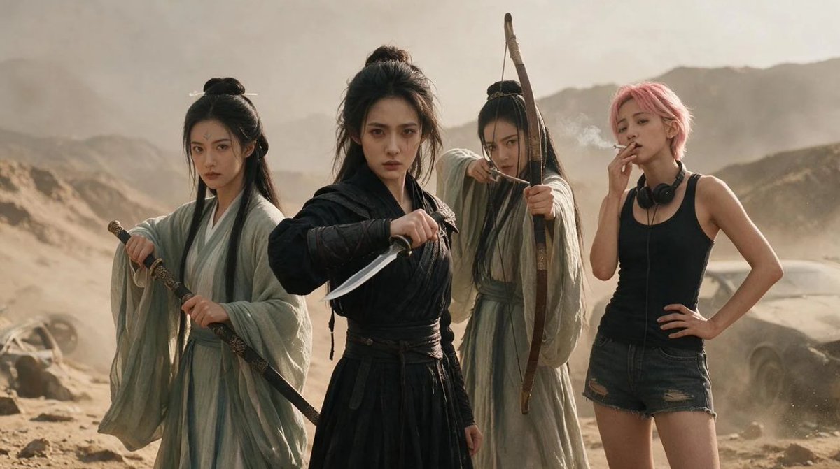 Post-Apocalyptic Wuxia Standoff