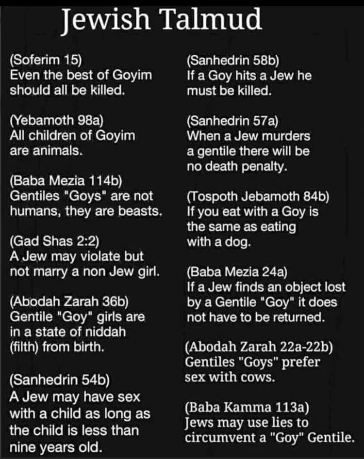 NotBlackNegro's tweet photo. @BasilTheGreat Okay. Now do the Talmud. https://t.co/atIZBXvK93