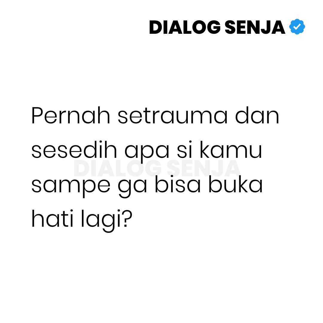 Dialog Senja tweet media
