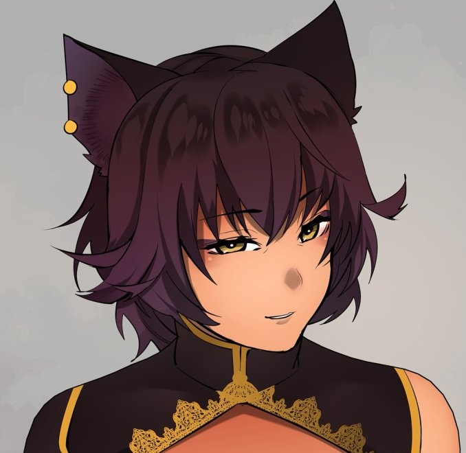 halfpintsuccubi's tweet photo. The cat milf has returned! Recently was reminded how much I love Kali so I decided to bring her back. https://t.co/WYu4DK4wC9