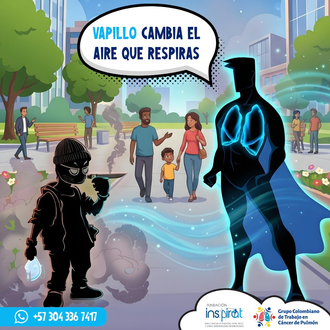 HolaSupulmon's tweet photo. El aerosol de los vapeadores no es solo vapor de agua: contiene partículas y sustancias que permanecen en el ambiente, especialmente en espacios cerrados.
 Elegir lugares libres de humo y aerosol ayuda a derrotar a Vapillo y protege la respiración de todos
💙
 #Supulmón https://t.co/Nr4j6WFwRF