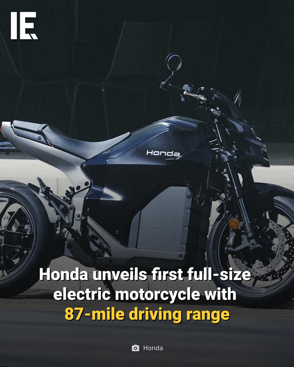 IntEngineering's tweet photo. The new Honda WN7 combines a structural battery design, four riding modes, and EV-style charging for everyday electric commuting.
https://t.co/6a98Ao47Gn

#ElectricMotorcycle #HondaWN7 #EVBike https://t.co/QFgF6dgFON