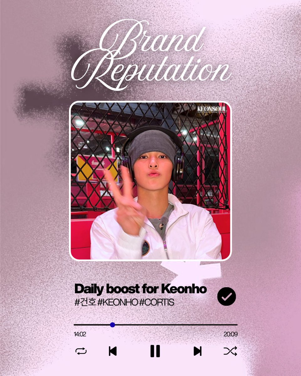 keonhovietnam's tweet photo. 260709 • DAILY BRAND REPUTATION BOOST FOR KEONHO 

🎀 300 replies

Search for “KEONHO”
— Google: https://t.co/ALKomF1sJE
— YouTube: https://t.co/LrKfp2NY8q
— Wikipedia: https://t.co/GeSmkRrQtO

Search for “코르티스 건호” 
— Naver: https://t.co/sxklHlmplv
— Daum: https://t.co/GAJyTFVsaK
— Nate: https://t.co/DyJ4VLrgca

Search “KEONHO”, “KEONHO fancam” and Stream Keonho's fancam:
🖇️ https://t.co/jASB8R1yxB…

Drop media & hashtag 👇🏻

#KEONHO #건호 #CORTIS #코르티스