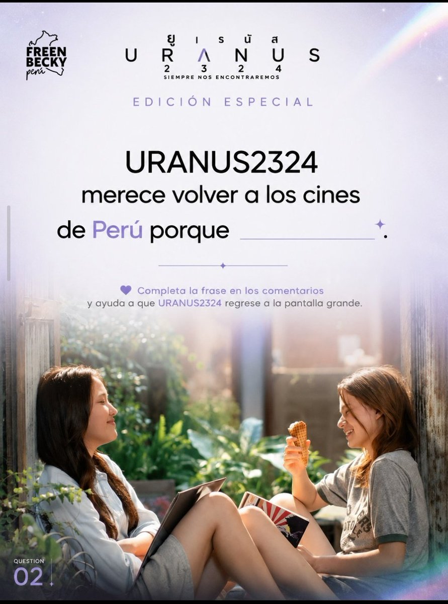 Janet8053763227's tweet photo. Exacto porque mereces verlas en los cines y  en Netflix global 🌷🧚🇵🇪

#Uranus2324SEPeru
URANUS2324 EN PERU https://t.co/X2z1rLdGeu