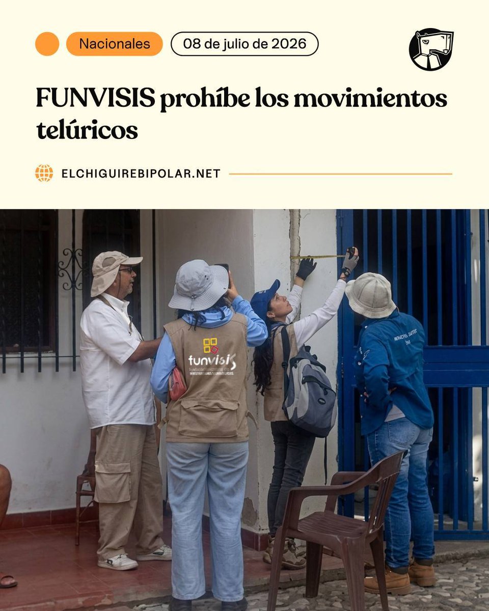 ChiguireBipolar's tweet photo. FUNVISIS prohíbe los movimientos telúricos https://t.co/EtpKBiAtDO https://t.co/HzuG7R2mSY