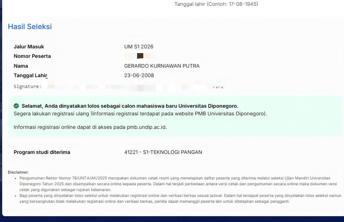 gerardzfitz's tweet photo. kuliah 2026 🥺. feel so blessed, thank you God. thank you to my family, thank you to all of my friends, and the "strangers" on the internet to show me all the love and support. dan makasi buat Gerardo ga nyerah tengah jalan 🫶🏻. CHEERS TO NEW BEGINNING 🥂! https://t.co/vyEueHFqby