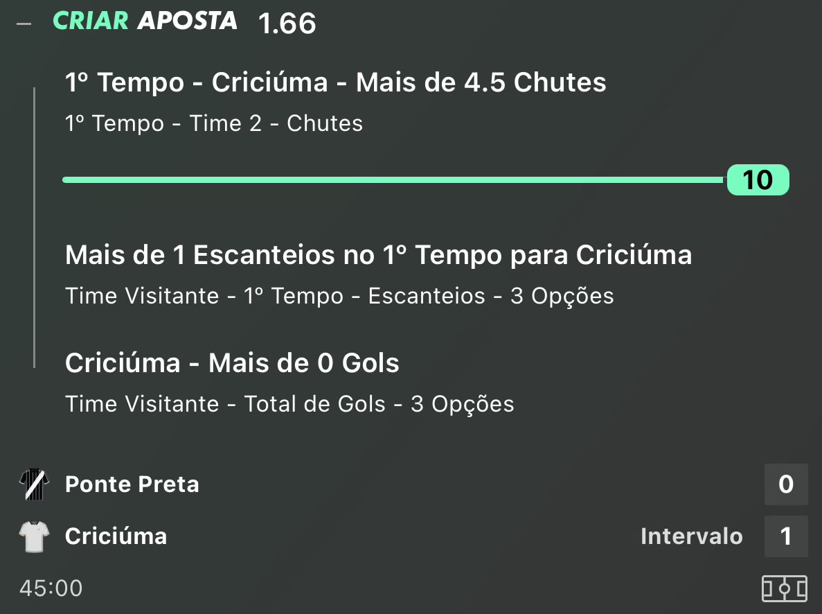 BotFortuna910's tweet photo. Trabalho sendo feito na série B

Odd 1.61, 1.66 e 6.00 ✅ https://t.co/37L06ndMJj