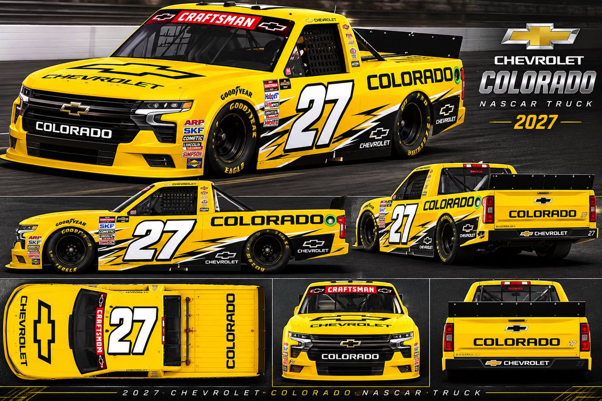 OutlawFan_97's tweet photo. So I was thinking… what if NASCAR did away with Arca and made it a “Mini” Truck Series? https://t.co/0iJREqr6t9