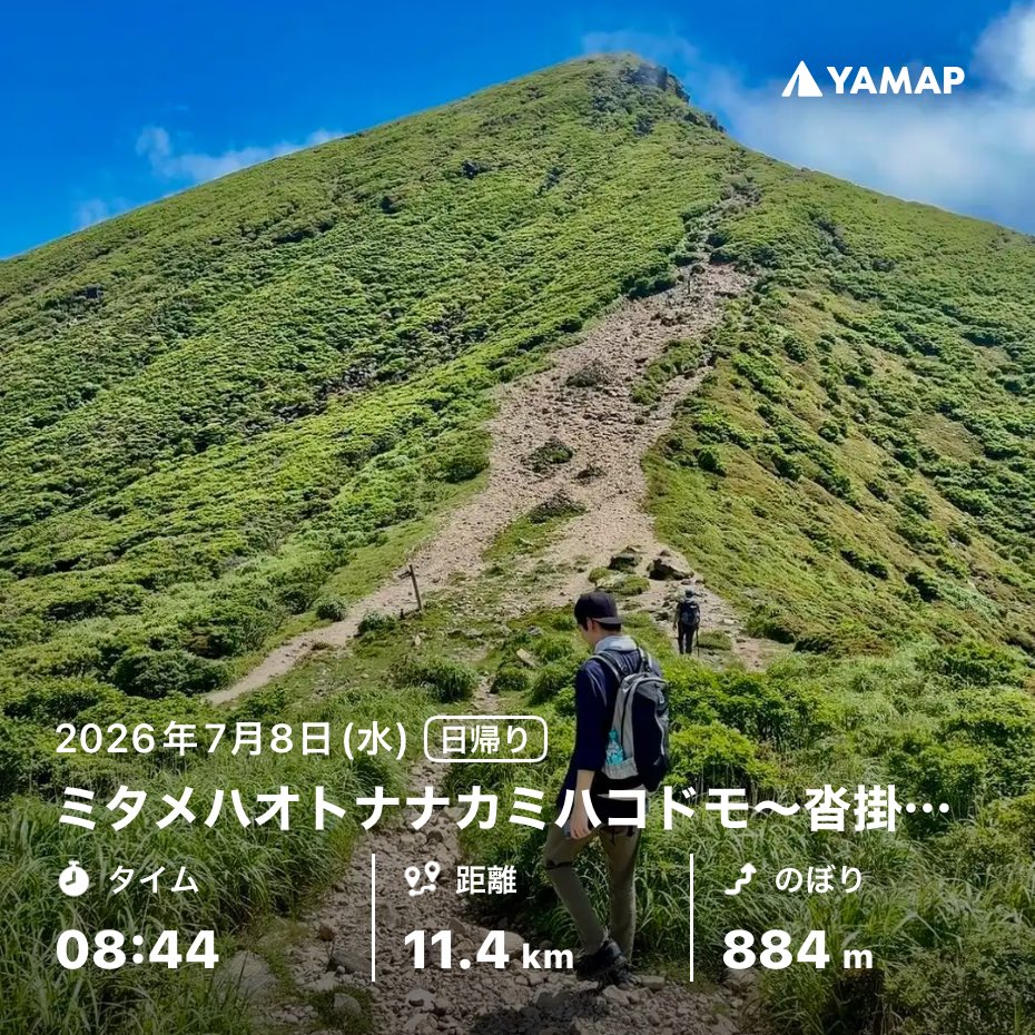 m_serenade728's tweet photo. ミタメハオトナナカミハコドモ〜沓掛山・中岳・久住山・星生山〜 https://t.co/eDOHQuIU17 #YAMAP #山歩しよう https://t.co/VOGp0wfD92