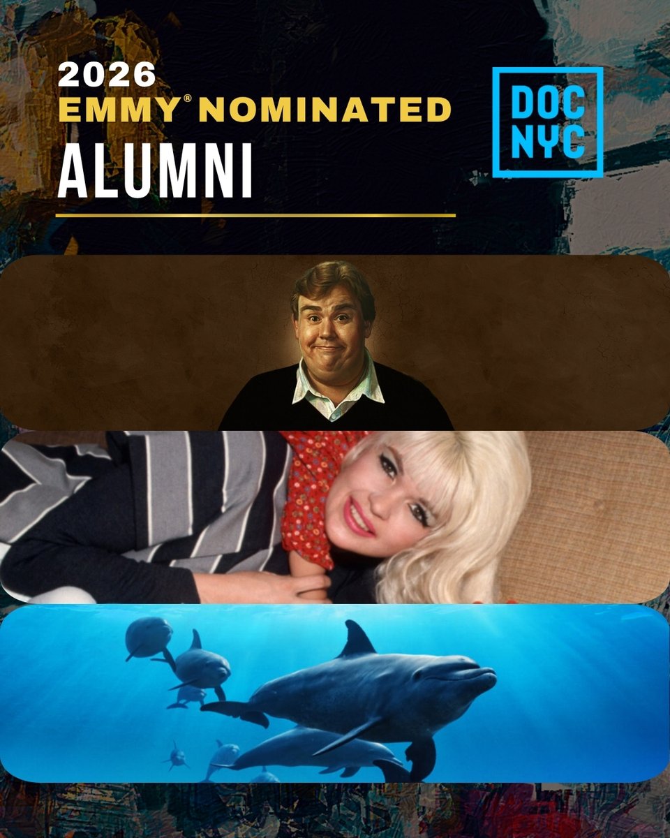 DOCNYCfest's tweet photo. ⭐ Emmy Nominees 2/2:

JOHN CANDY: I LIKE ME — @PrimeVideo 
MY MOM JAYNE: A FILM BY MARISKA HARGITAY — @hbomax 
OCEAN WITH DAVID ATTENBOROUGH — @NatGeo  

Mariska Hargitay will also be hosting the 2026 Emmy Awards 🎉 

Read the full list here: https://t.co/pQKPR3hSKD https://t.co/ONybo3NX7B
