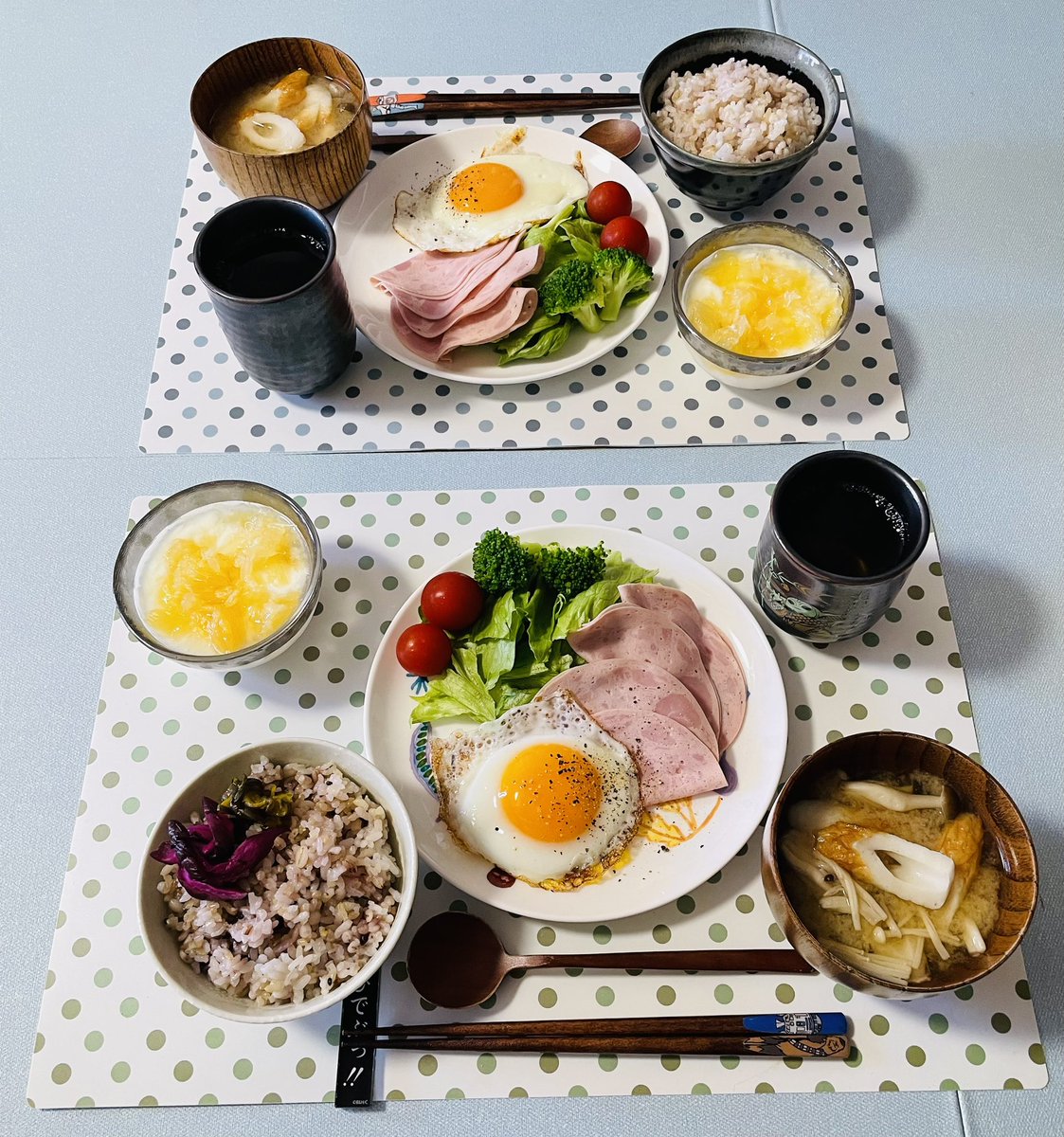 misuzumurai's tweet photo. 朝ごはん

この前マツコさんが言ってた、目玉焼きにケチャップかけてみた
おいしかったけど、半熟より黄身よく焼きのほうが合いそう https://t.co/Znh3eStR4q