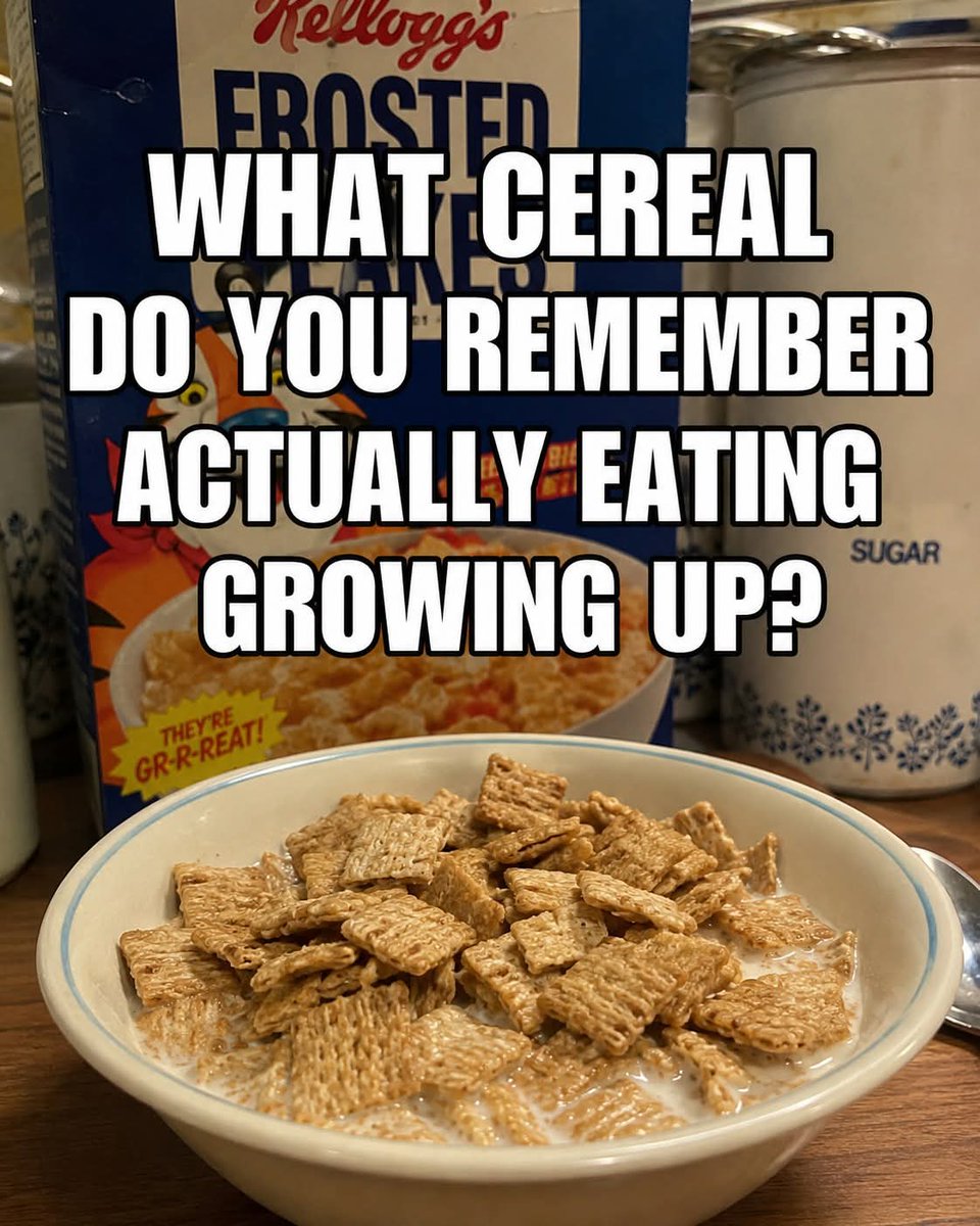 lippyent's tweet photo. Hmm 😒 🤔?¿ I was Wheaties or Grape Nuts! https://t.co/SEor522MNj