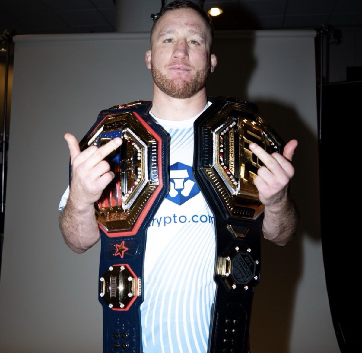 full_send_mma's tweet photo. Conor McGregor was told that Justin Gaethje will be in attendance at UFC 329 and wants to punch him in the face

“Join the queue, he won the belt fair play to him but Holloway put him face down ass up. I don’t know if I’ll go to 155 but … less of the disrespect you f*****g bum” https://t.co/Q9ckI1UdT0