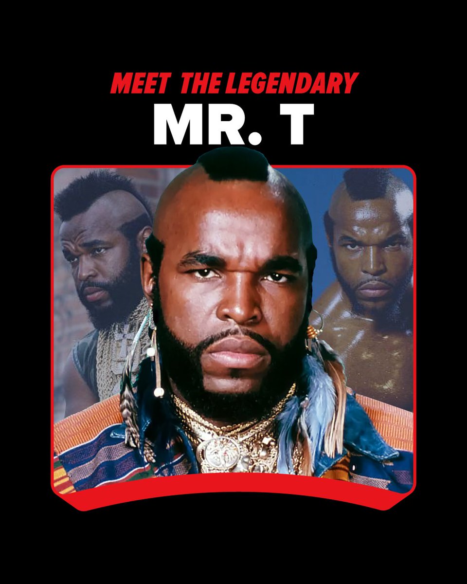 FANEXPOCANADA's tweet photo. Big chains. Bigger attitude. 💥 The A-Team legend himself, Mr. T, is coming to FAN EXPO Canada. It’s gonna be epic, it’s gonna be legendary, and if you miss it… well, I pity the fool. Get your tickets now: https://t.co/xQrABdHsf1

#Legend #FANEXPOCanada #MrT #Toronto https://t.co/nNxeOP71lO